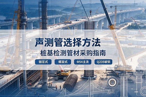 清远声测管选型标准