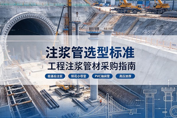 清远注浆管选型标准